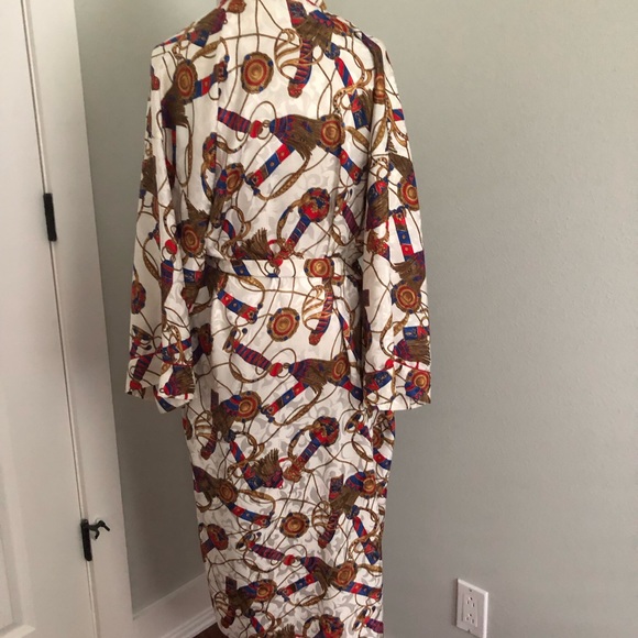Vintage “Gracie Bishop” robe size 0 with pockets and sash - Picture 3 of 7